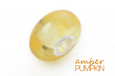 Honey Lemon Amber Charm Bead